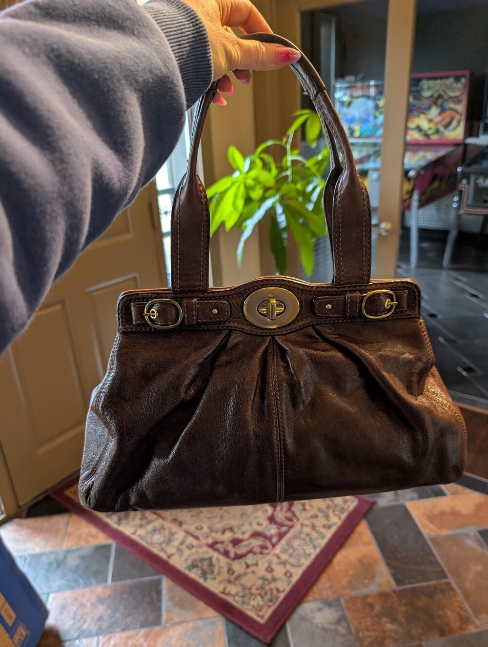 Coach Vintage Brown 🤎 Garnet Satchel Bag